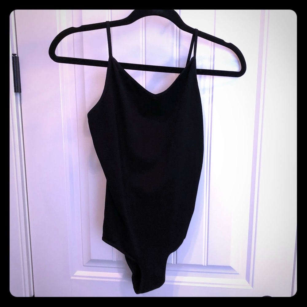 Free People V neck bodysuit